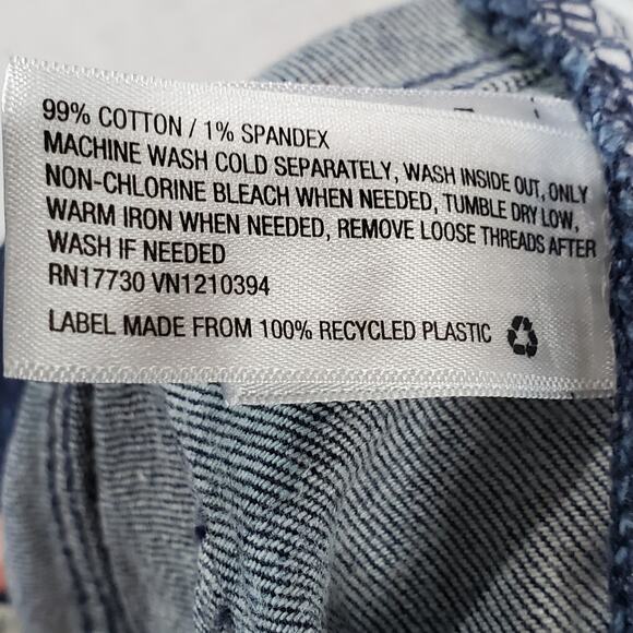 Universal Thread Cutoff Denim Jean Shorts Dark Wash Vintage Midi 8 29R - Picture 6 of 8